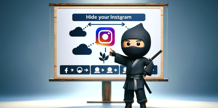 skjul din instagram